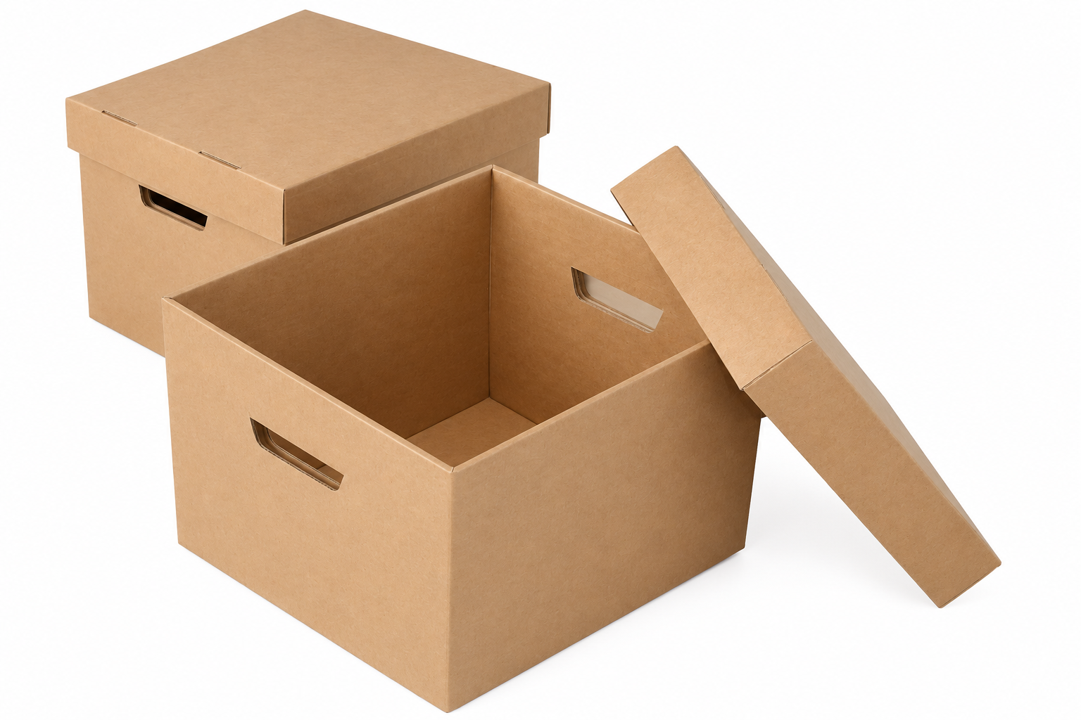 Thùng carton nắp âm dương
