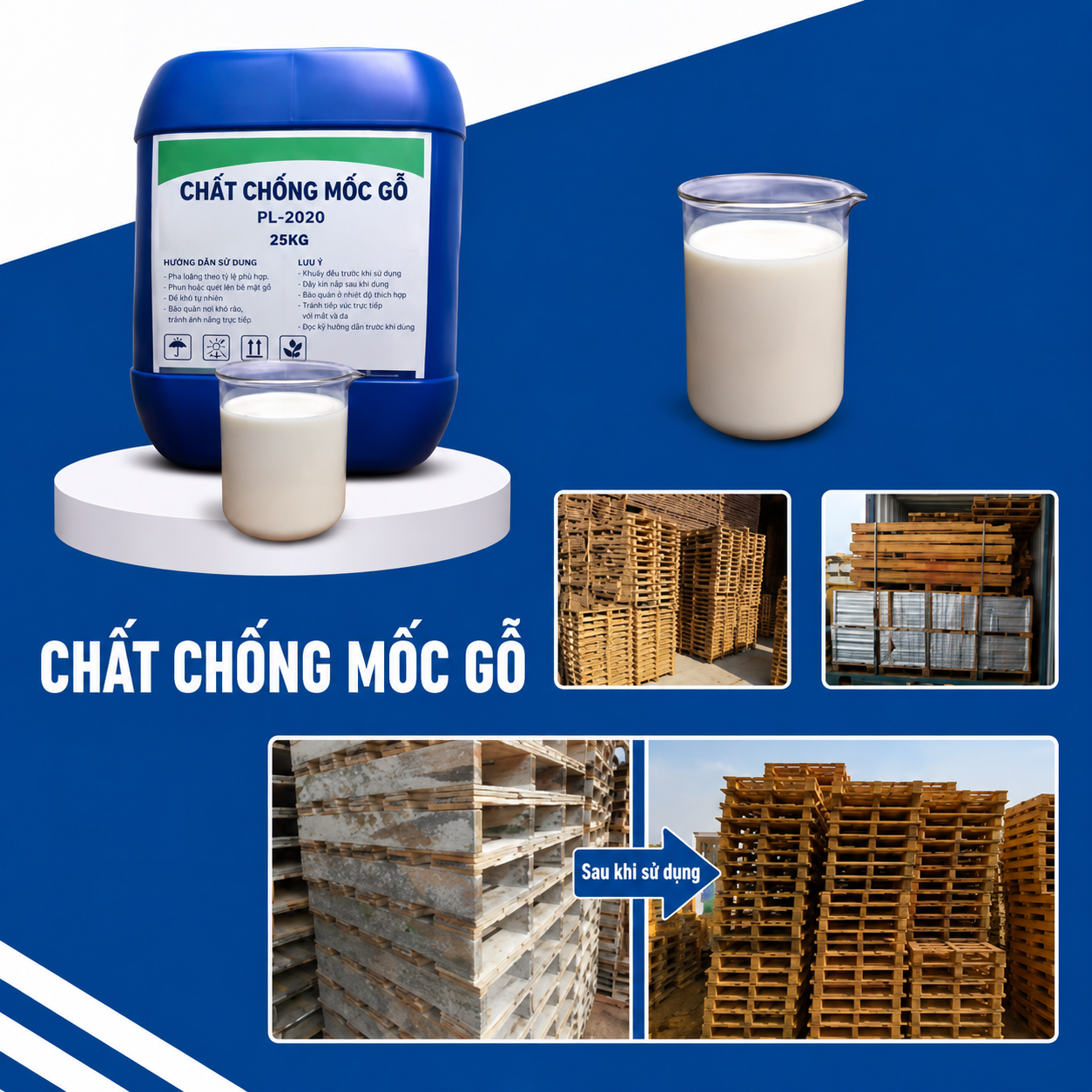  C&oacute; n&ecirc;n tiếp x&uacute;c trực tiếp với chất chống mốc