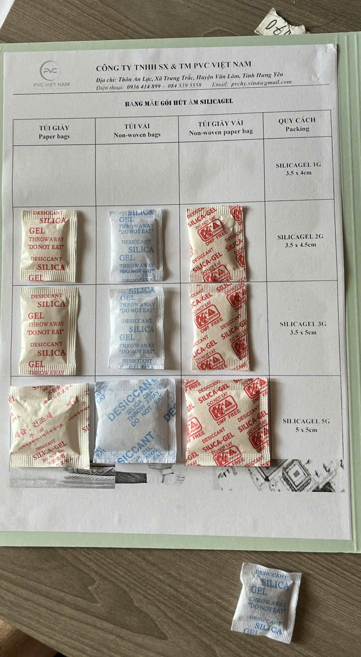 Hạt hút ẩm Silica Gel