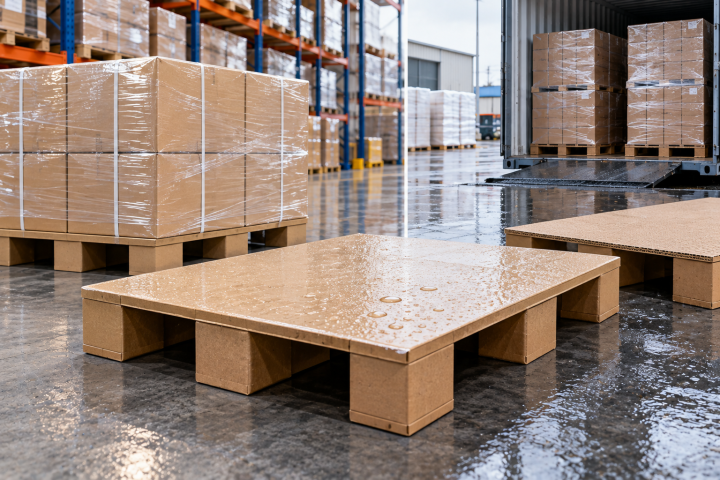 Pallet giấy chống ẩm: Cách chọn và sử dụng đúng môi trường
