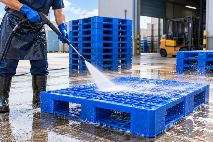 Cách vệ sinh pallet nhựa đúng cách: Quy trình và lưu ý khi tái sử dụng